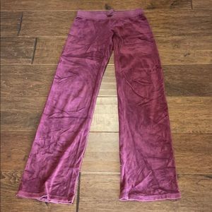 Juicy Couture Velour Track Pants.